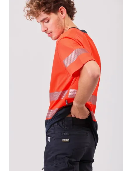 Camiseta de alta visibilidad manga corta C3997 Workteam