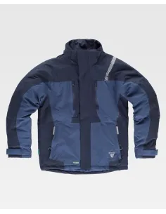 Parka acolchada combinada en dos colores WF 2858 workteam