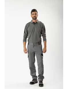 Polo manga larga con reflectantes WF2852 workteam