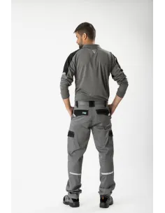 Polo manga larga con reflectantes WF2852 workteam 2