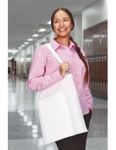 Bolsa de tela blanca de Valento