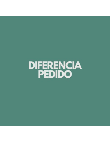 Diferencia Pedido
