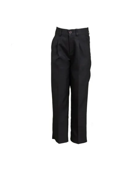 Pantalón largo con botón y cremallera