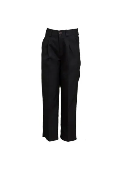 Pantalón largo con botón y cremallera