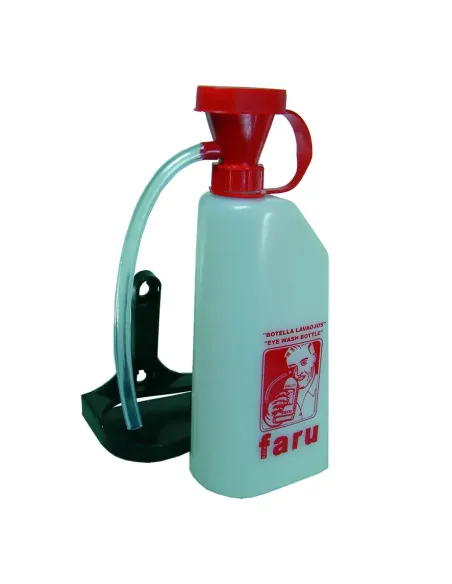 Botella portatil lavaojos de 0,6 litros FARU C511