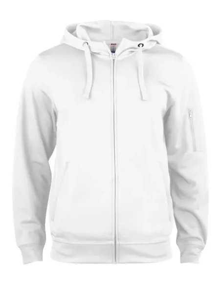 Sudadera Basic Active Hoody Full Zip de Clique