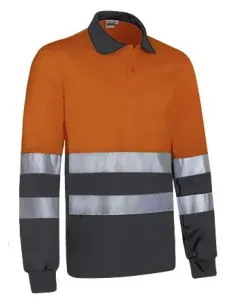 Polo de alta visibilidad manga larca SNAKE de valento
