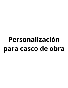 Personalización de casco de obra