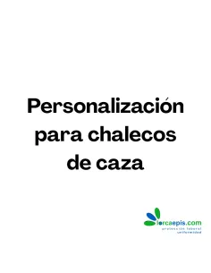 Personalización chaleco de caza