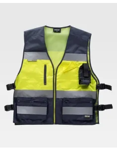 Chaleco Vest alta visibilidad workteam 2