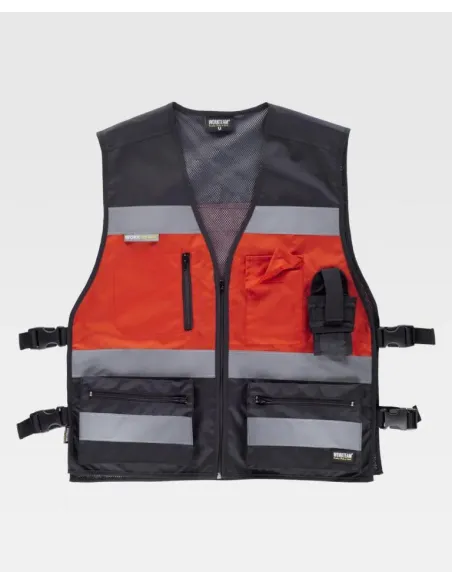 Chaleco Vest alta visibilidad workteam