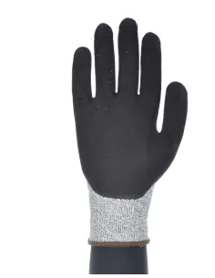 Guante de nylon resistente al corte  E de nitrilo FOAM negro 2