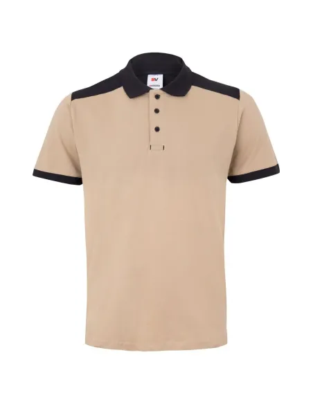 Polo Velilla stretch bicolor manga corta