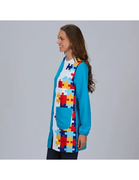 Bata de maestra especial autismo puzzle