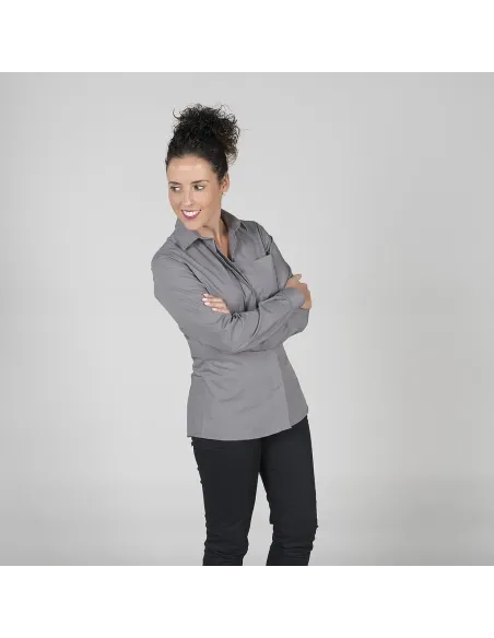 Blusa con botón oculto Garys 248100