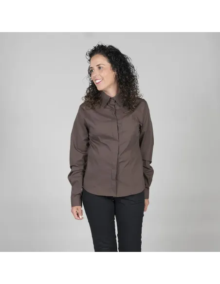 Blusa con botón oculto Garys 248100