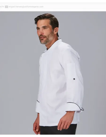 Chaqueta de cocinero Abad (Tallas grandes)