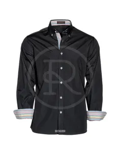 CAMISA CABALLERO CUELLO Y PUÑO COLORES 2