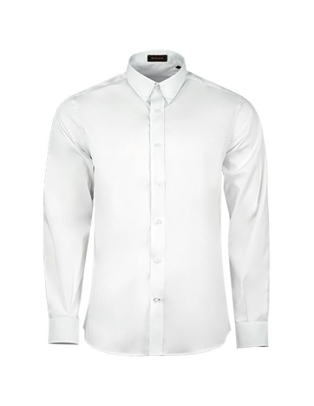 CAMISA CBRO M/L ENTALLADA BOTON CUELLO PO.AL.LYCRA