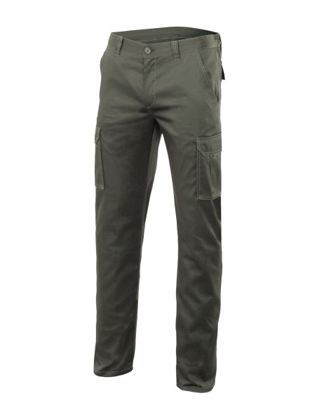 Pantalon de stretch multibolsillos