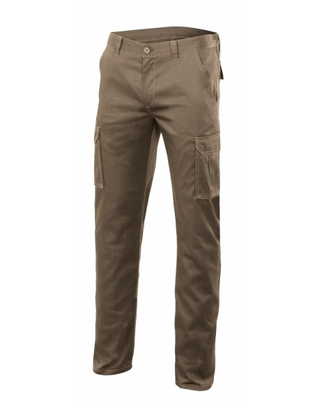 Pantalon de stretch multibolsillos
