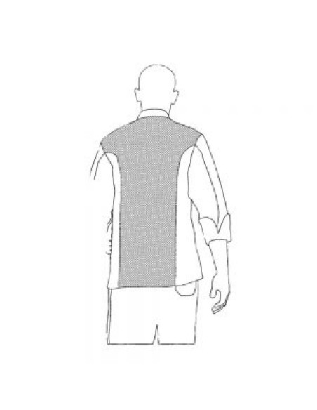 CHAQUETA COCINA COMFORT BLACK 100% ALG