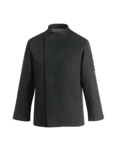 CHAQUETA COCINA COMFORT BLACK 100% ALG