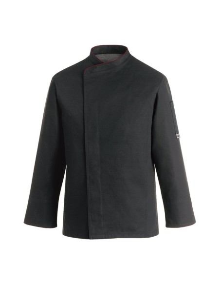 CHAQUETA COCINA COMFORT BLACK 100% ALG