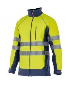 Soft Shell bicolor de alta visibilidad