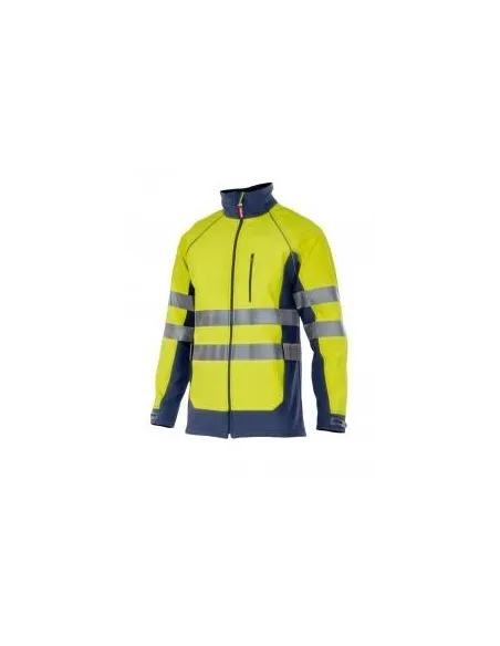 Soft Shell bicolor de alta visibilidad