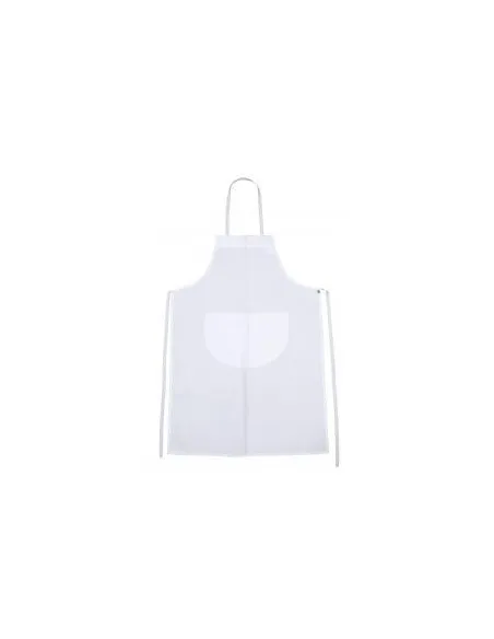 Delantal con peto y bolsillo