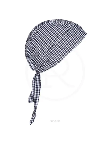 BANDANA CUADRO PEQUEÑO MARINO