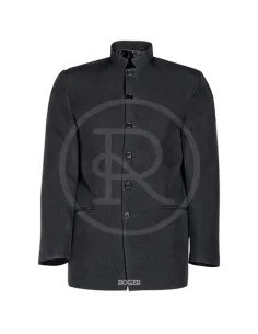 CHAQUETA CABALLERO CUELLO MAO FORRADA 100%poliester strech