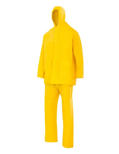 Traje de lluvia dos piezas con capucha externa