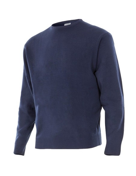 Jersey de punto fino con cuello redondo