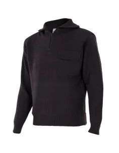 Jersey de punto grueso de cuello alto