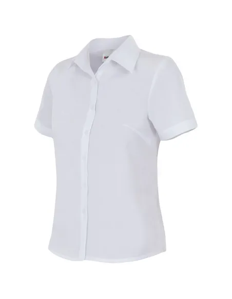 Camisa mujer entallada de manga corta