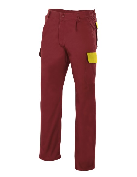 Pantalon bicolor