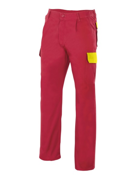 Pantalon bicolor