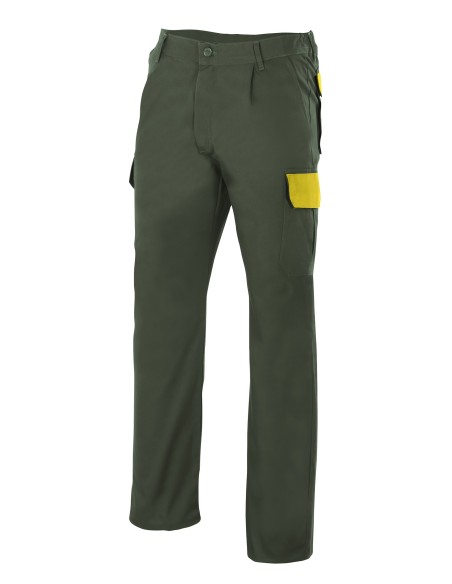 Pantalon bicolor