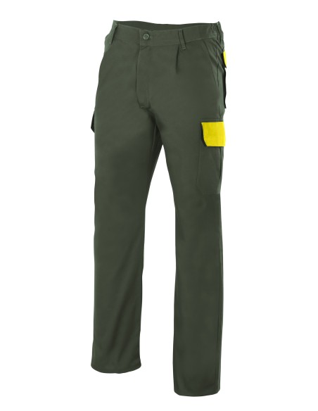 Pantalon bicolor