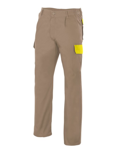 Pantalon bicolor
