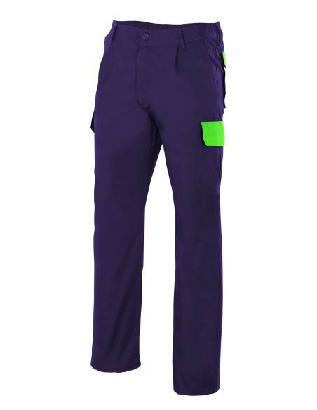 Pantalon bicolor