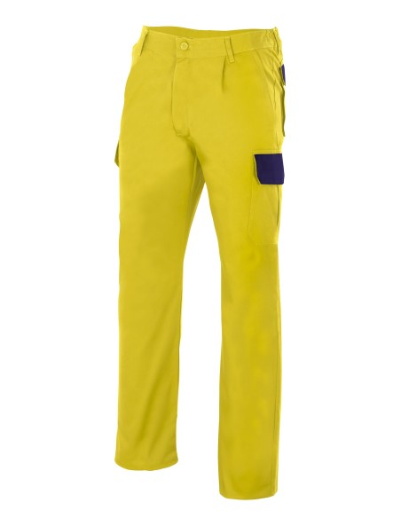 Pantalon bicolor