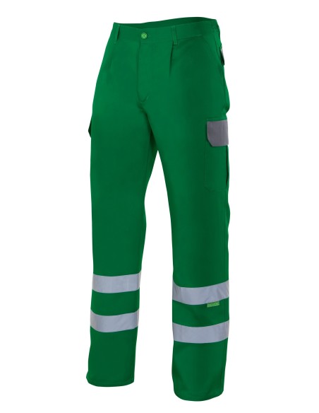 Pantalon con cintas reflectantes