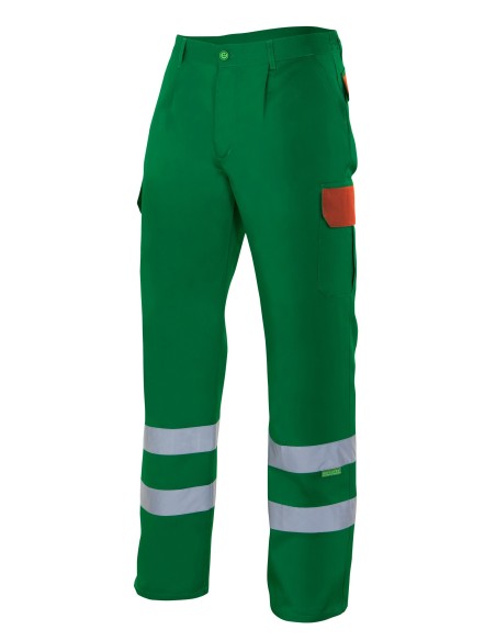Pantalon con cintas reflectantes