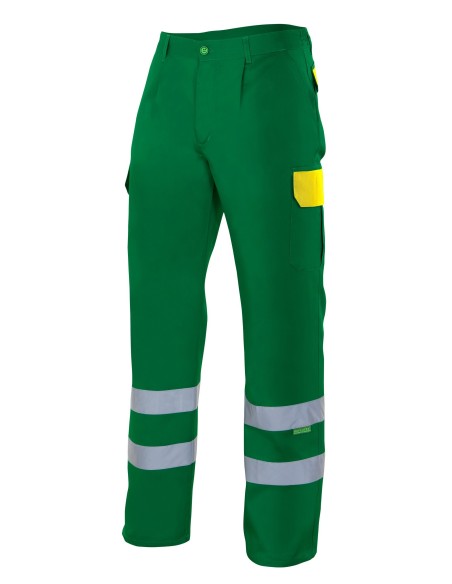 Pantalon con cintas reflectantes