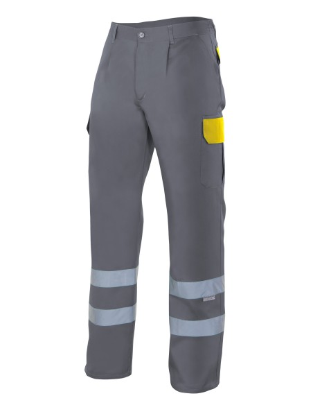 Pantalon con cintas reflectantes
