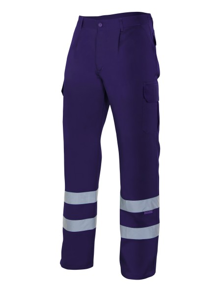 Pantalon con cintas reflectantes