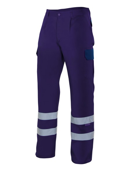 Pantalon con cintas reflectantes